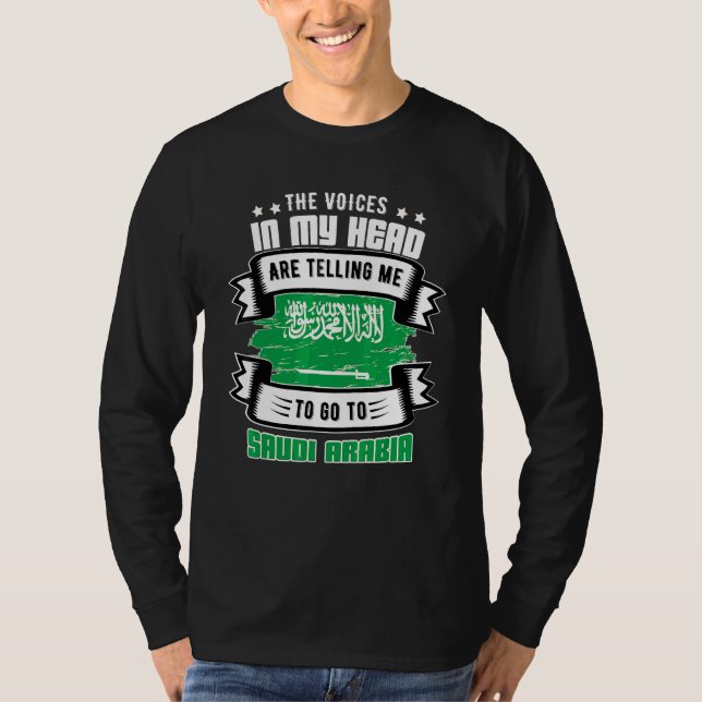 Saudiarabien I Mitt Huvud T Shirt (Framsida)