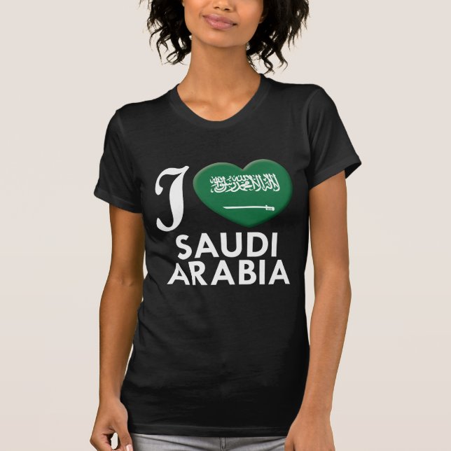 Saudiarabien kärlek W T-shirt (Framsida)