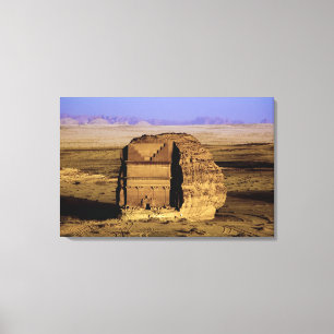 Saudiarabien, Madain Saleh, forntida Canvastryck