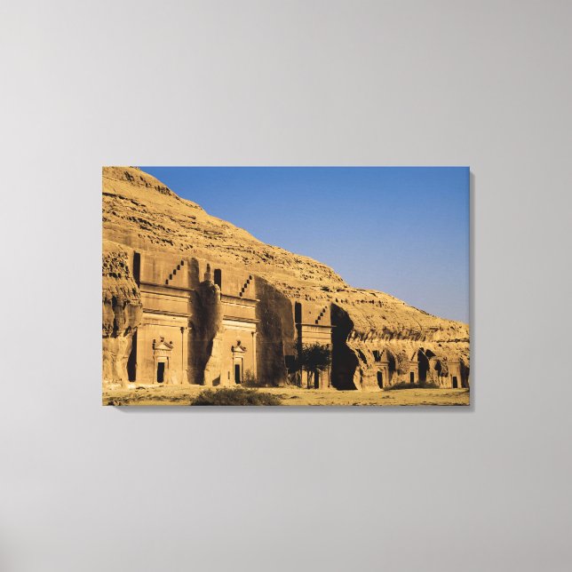 Saudiarabien, Madain Saleh, gammal 2 Canvastryck (Framsida)