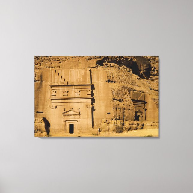 Saudiarabien, Madain Saleh, gammal 3 Canvastryck (Framsida)