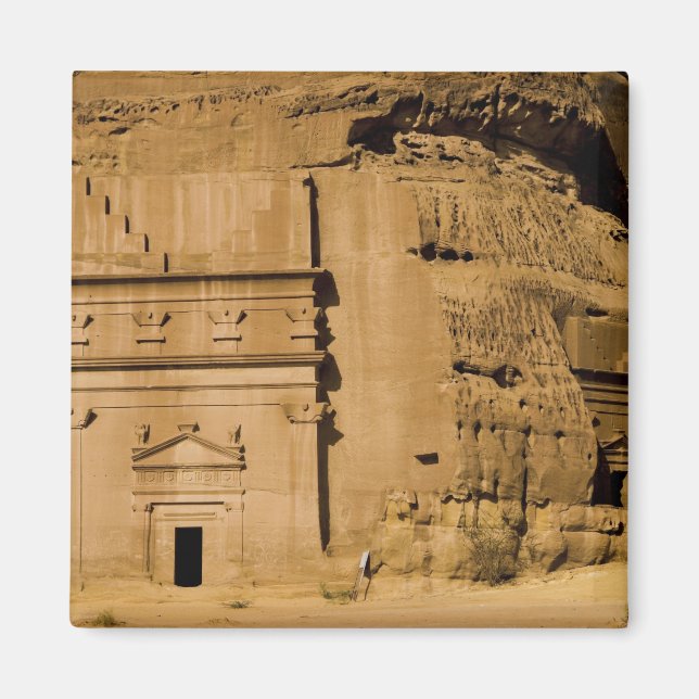 Saudiarabien, Madain Saleh, gammal 3 Magnet (Framsidan)