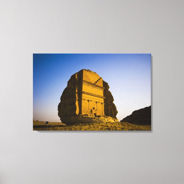 Saudiarabien, Madain Saleh, gammal 4 Canvastryck (Framsida)
