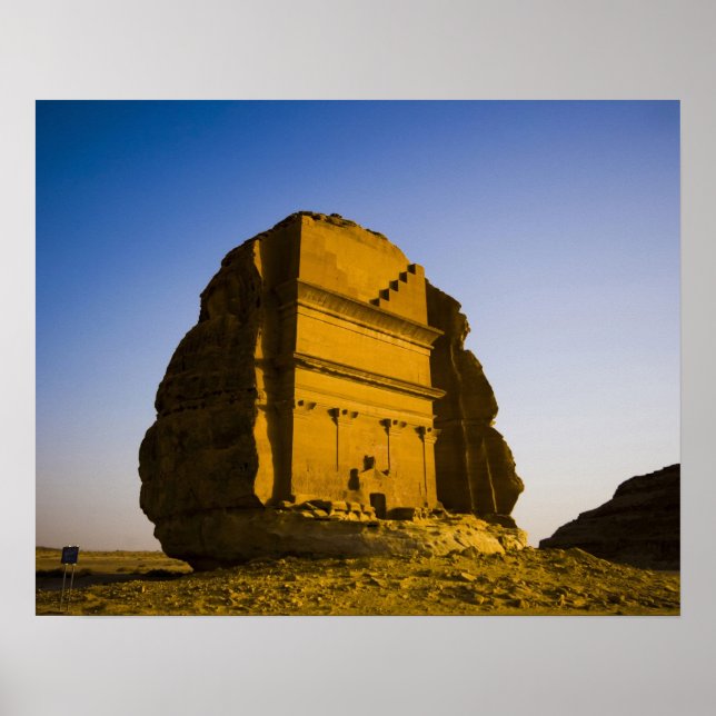 Saudiarabien, Madain Saleh, gammal 4 Poster (Framsidan)