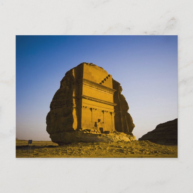 Saudiarabien, Madain Saleh, gammal 4 Vykort (Framsida)