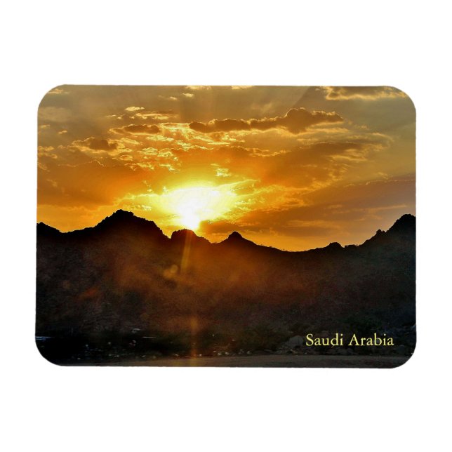 Saudiarabien Magnet (Horisontell)