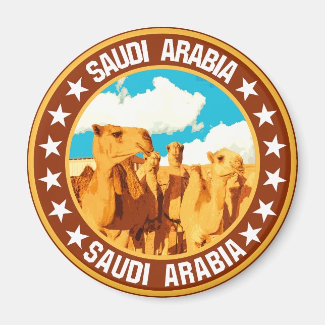 Saudiarabien Magnet (Framsidan)