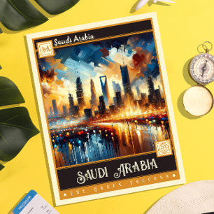 Saudiarabien Måleri från förr i tiden Vykort
