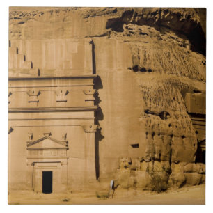 Saudiarabien, plats för Madain Saleh, forntida 3 Kakelplatta