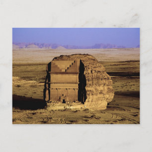 Saudiarabien, plats för Madain Saleh, forntida Vykort