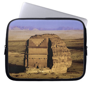 Saudiarabien, platsen för Madain Saleh, forntida Laptop Fodral
