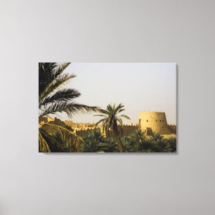 Saudiarabien, Riyad, Al-Diriya gamla stad Saud Canvastryck