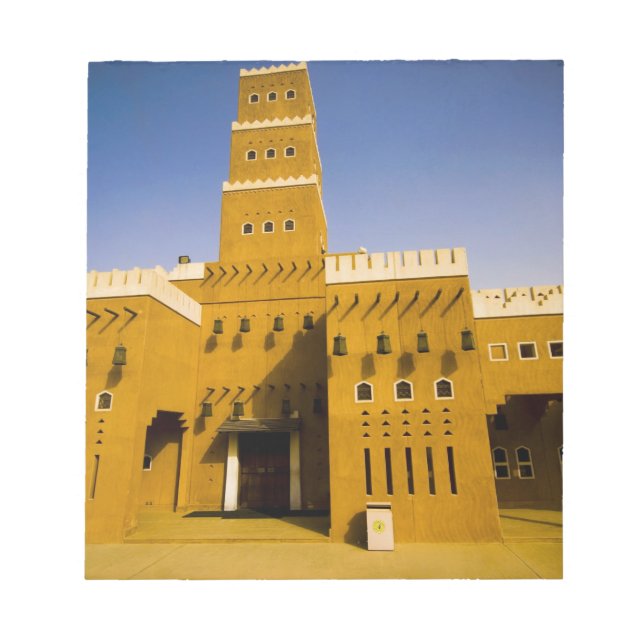 Saudiarabien, Riyad, Al Diriya-moskén Anteckningsblock (Framsida)