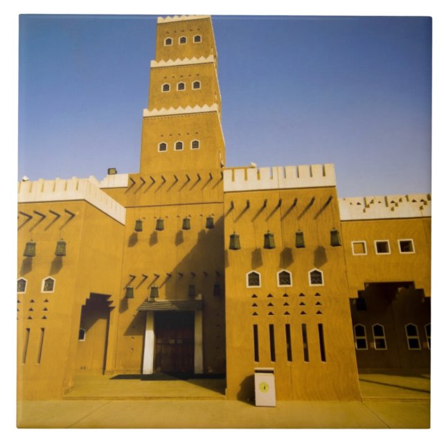 Saudiarabien, Riyad, Al Diriya-moskén Kakelplatta (Framsidan)