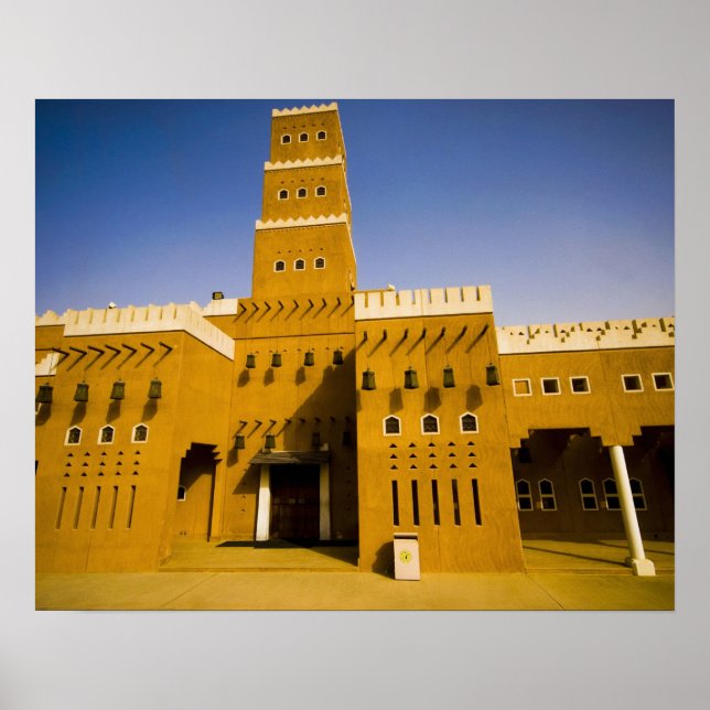 Saudiarabien, Riyad, Al Diriya-moskén Poster (Framsidan)