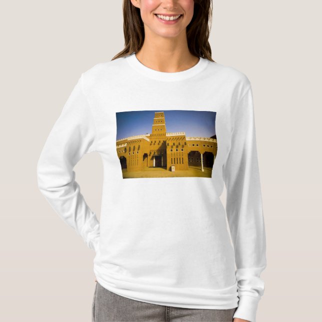 Saudiarabien, Riyad, Al Diriya-moskén T Shirt (Framsida)