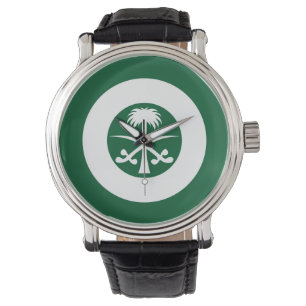Saudiarabien roundel land flagga-symbolen armé avi armbandsur
