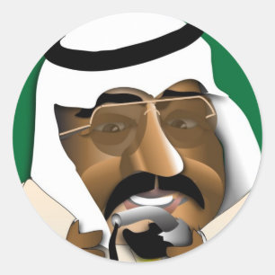 Saudiarabien Runt Klistermärke