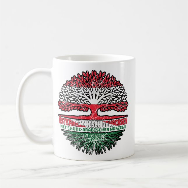Saudiarabien Saudiarabien Österreich Kaffemugg (Vänster)