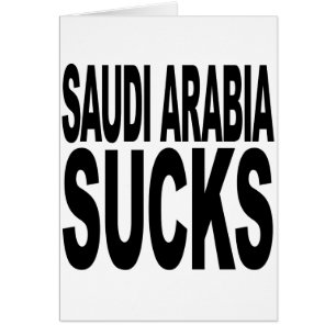 Saudiarabien suger hälsningskort
