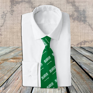 Saudiarabien Ties, mode Saudiarabiens Flagga, före Slips