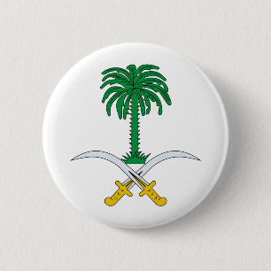 Saudiarabien vapensköld knapp