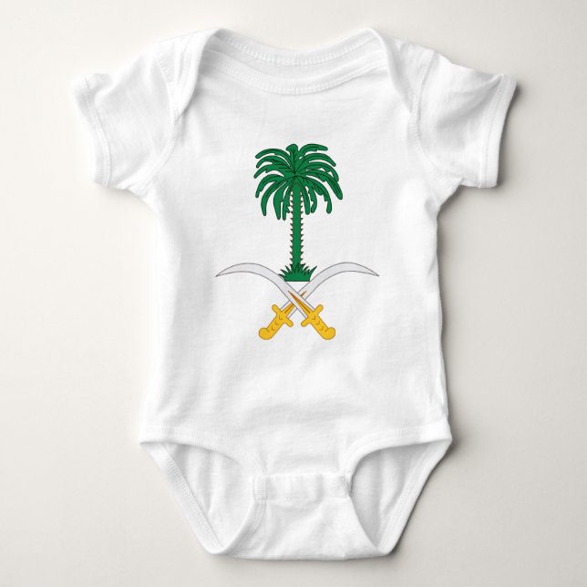 Saudiarabien vapensköld t-shirt (Framsida)