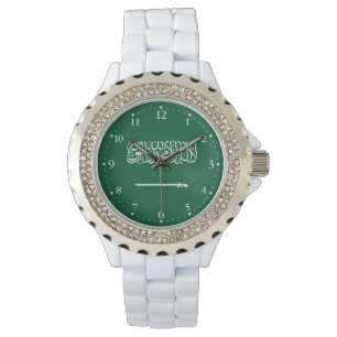 Saudiarabiens flagga armbandsur