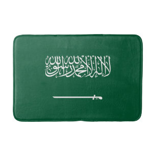 Saudiarabiens flagga badrumsmatta