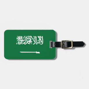 Saudiarabiens flagga bagagebricka