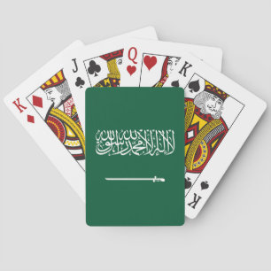 Saudiarabiens flagga casinokort