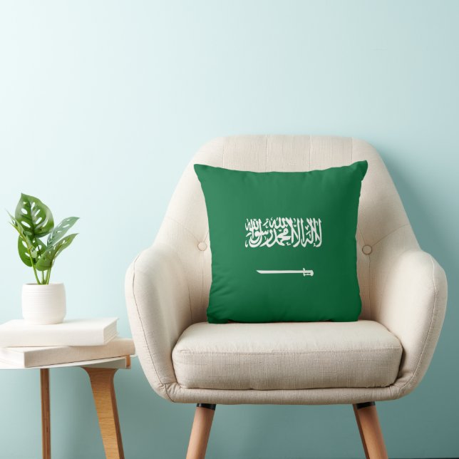 Saudiarabiens flagga kudde (Stol)