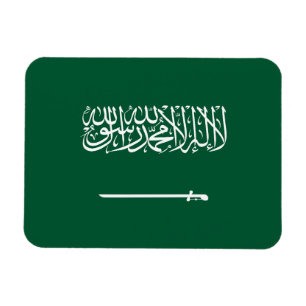 Saudiarabiens flagga magnet
