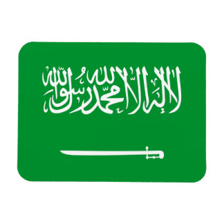 Saudiarabiens flagga magnet