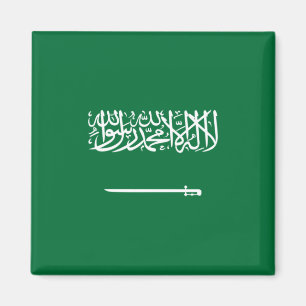 Saudiarabiens flagga magnet