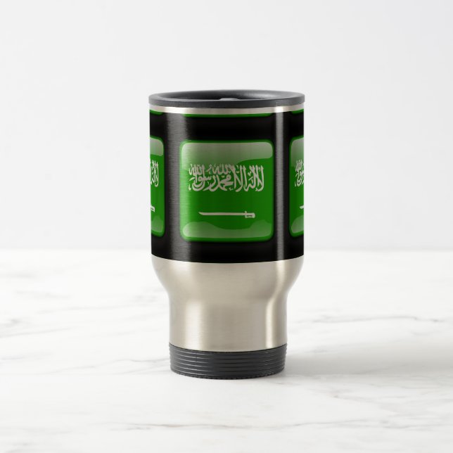 Saudiarabiens flagga resemugg (Center)