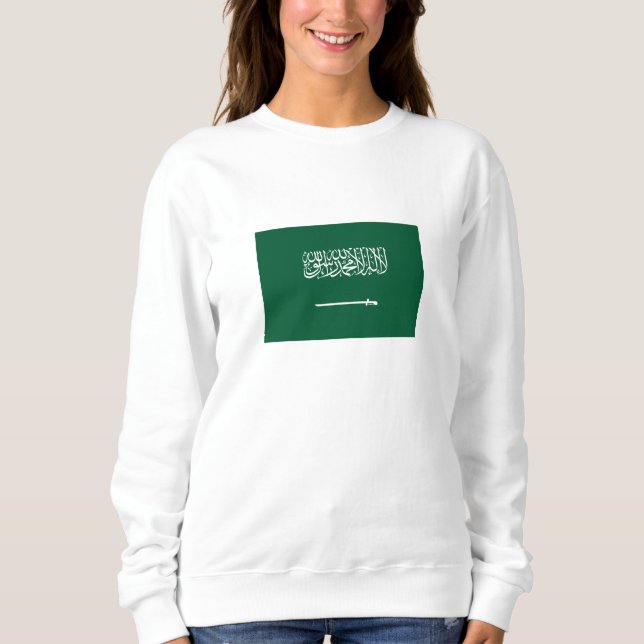 Saudiarabiens flagga t shirt (Framsida)