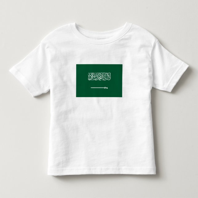 Saudiarabiens flagga t shirt (Framsida)