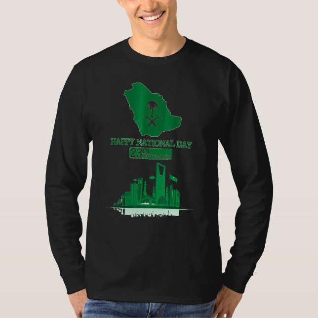 Saudiarabiens nationaldag t shirt (Framsida)