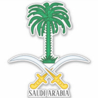 Saudiarabiens nationella Emblem Patriotic