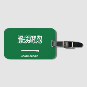 Saudiarabiens nationella Flagga Patriotic Bagagebricka