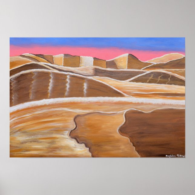 Saudiarabisk Desert Poster (Framsidan)