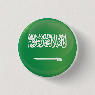 Saudiarabisk Ikon-Flagga Knapp