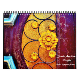 Saudiarabiska designkalender kalender