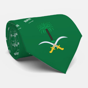 Saudiarabiska Flagga & Emblem, Saudiarabiens Flagg Slips