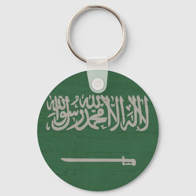Saudiarabiska flagga nyckelring (Framsida)
