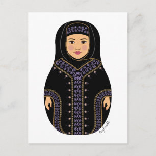 Saudiarabiska Matryoshka-vykort Vykort