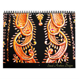 Saudiarabiska mönster kalender