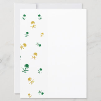 Saudiarabiskt designkort