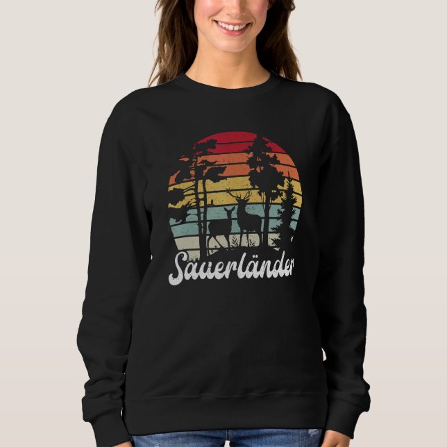Sauerland Germany Sauerlander German Hiking 14 T Shirt (Framsida)